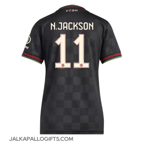 Bayern Munich Nicolas Jackson #11 Kolmaspaita Naiset 2025-26 Lyhythihainen
